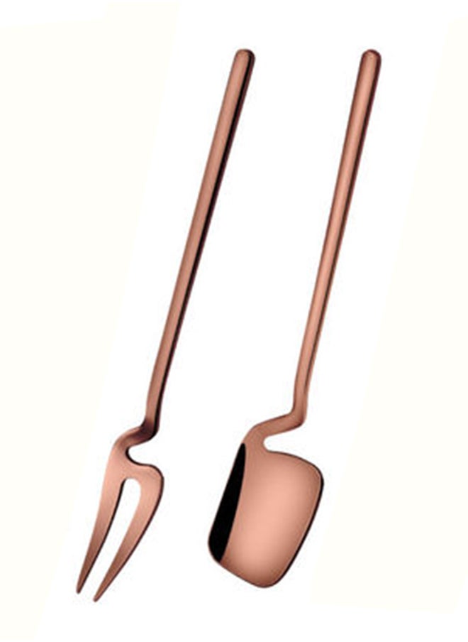 4-Piece Stainless Steel Spoon and Fork Set