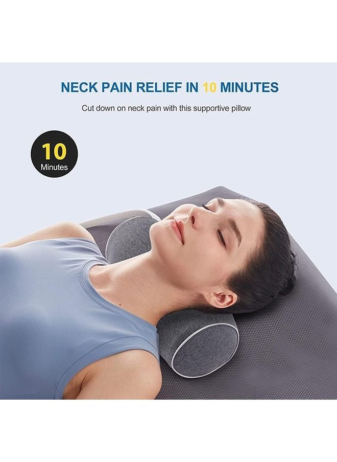 Memory Foam Bed Pillow,Adjustable Ergonomic Cervical Sleeping Neck Pillow, Neck Support Pillow for Shoulder and Neck Pain Relief