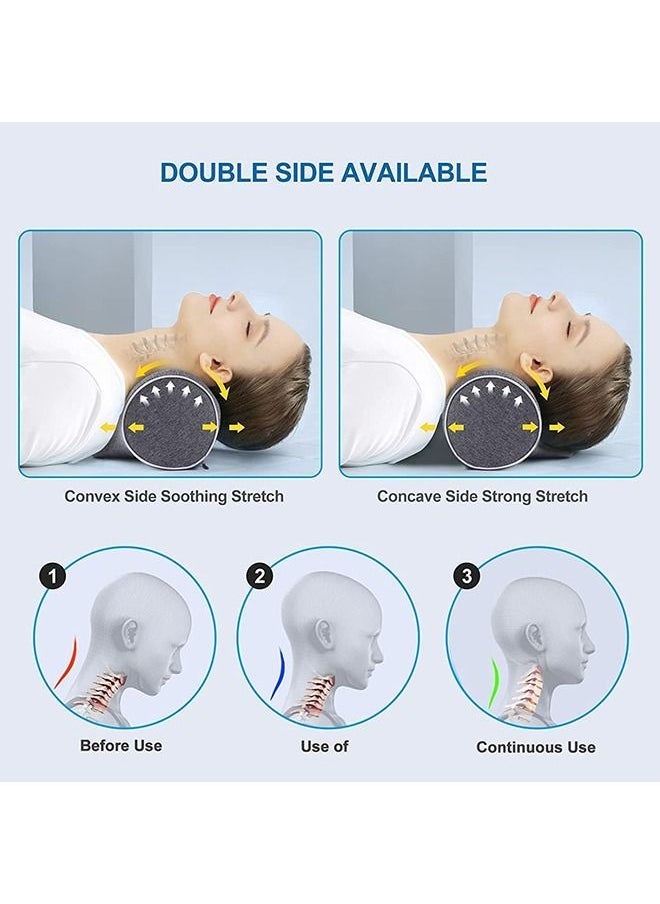 Memory Foam Bed Pillow,Adjustable Ergonomic Cervical Sleeping Neck Pillow, Neck Support Pillow for Shoulder and Neck Pain Relief