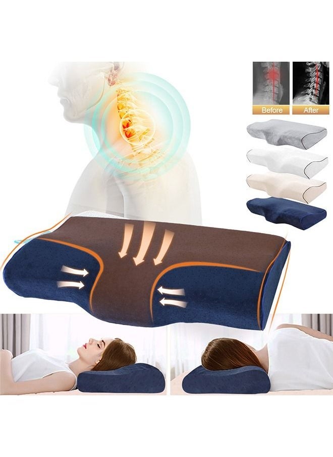 Contour Memory Foam Pillow Orthopedic Sleeping Pillows