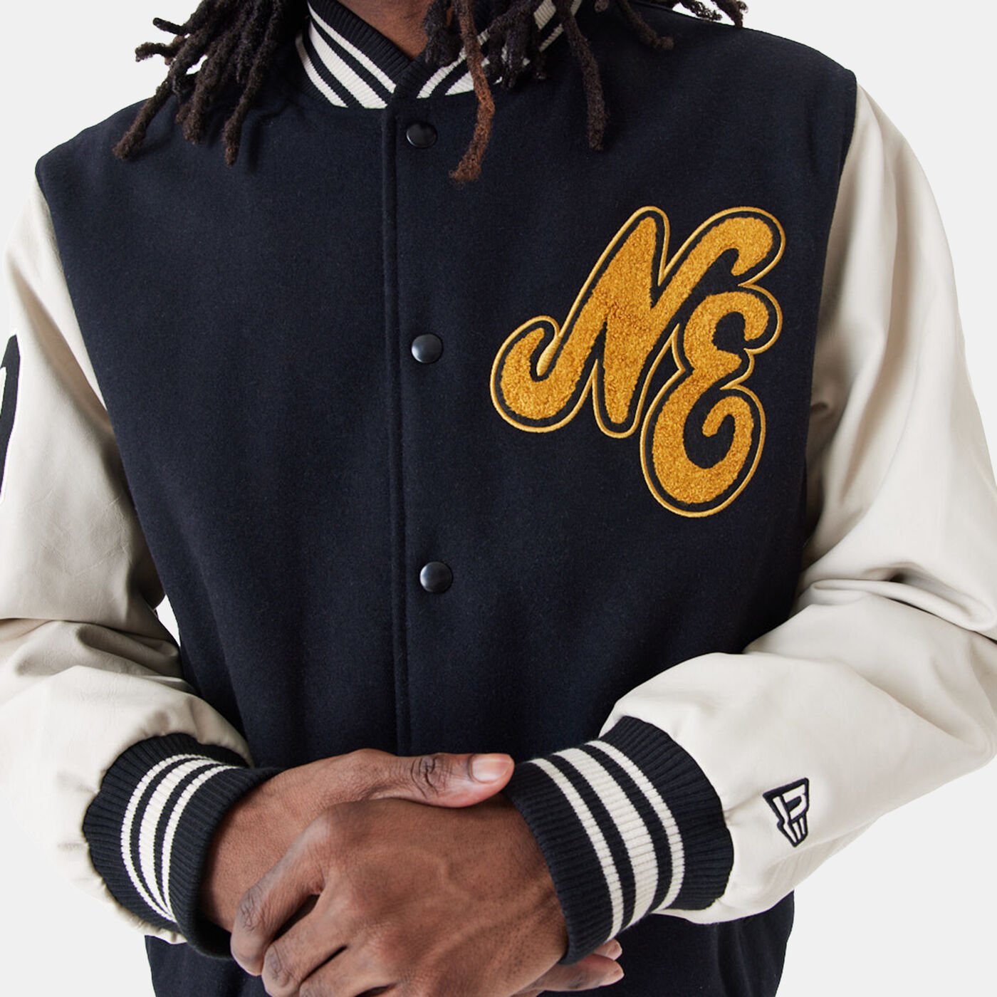 Men's Script Logo Varsity Jacket