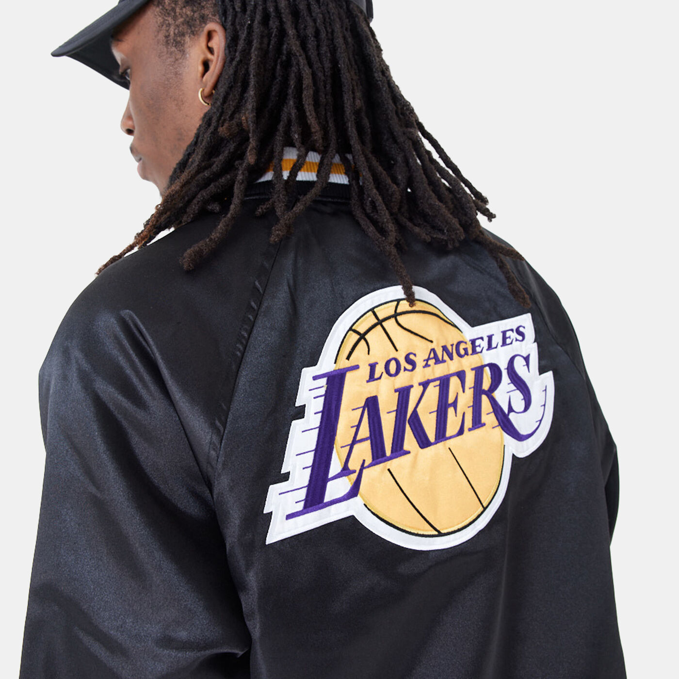 Men's NBA Los Angeles Lakers Off Court Retro Wordmark Jacket