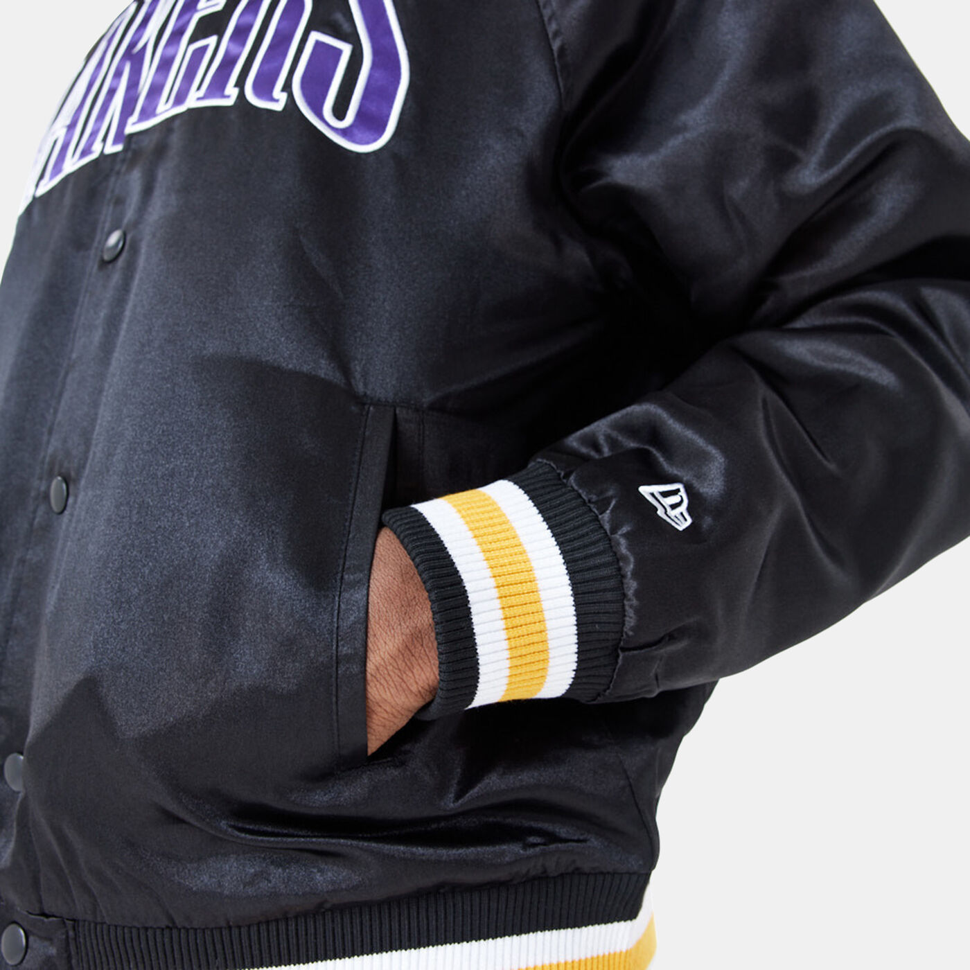Men's NBA Los Angeles Lakers Off Court Retro Wordmark Jacket