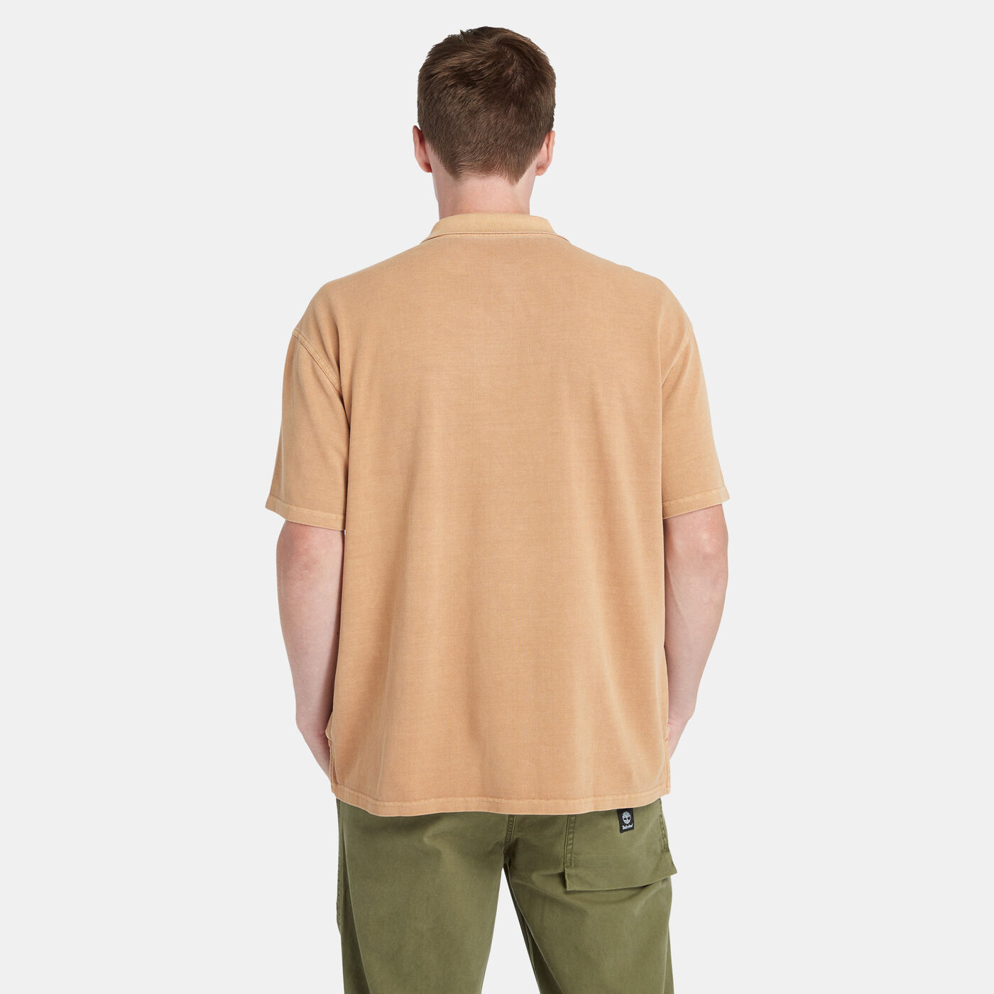 Men's Garment Dye Polo Shirt