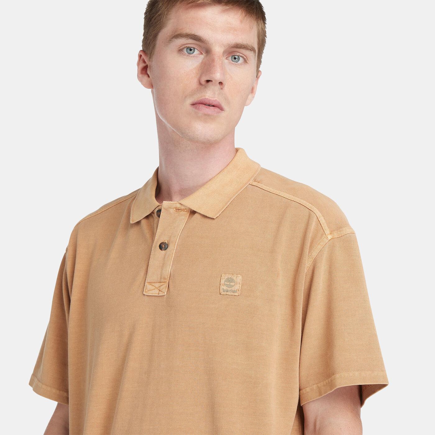 Men's Garment Dye Polo Shirt