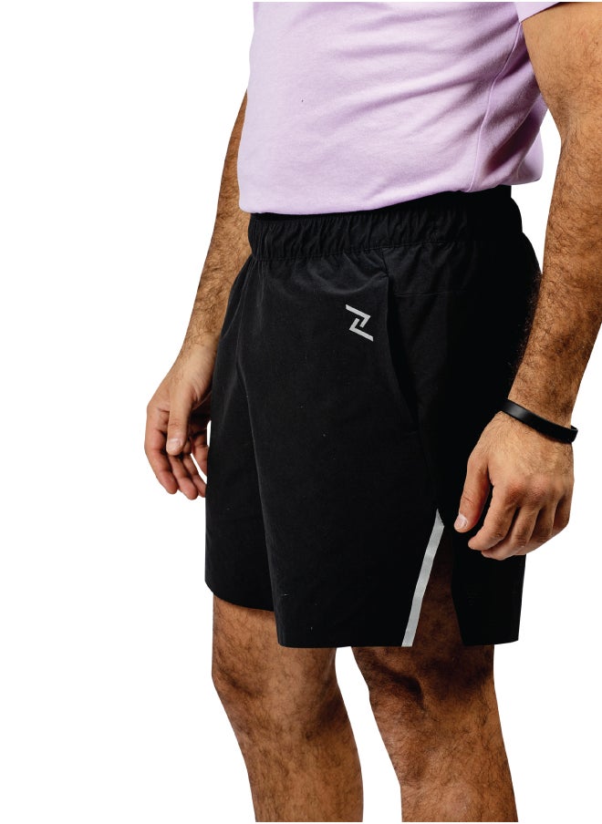Men's Training Shorts with Built-in Inner Shorts
