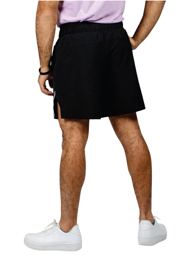 Men's Training Shorts with Built-in Inner Shorts
