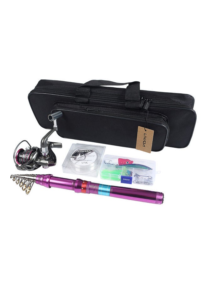 Fishing Rod And Reel Combo Carbon Fiber Telescopic Set