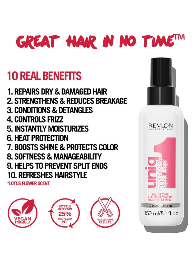 Uniq One Lotus Flower Hair Treatment for Women 150ml