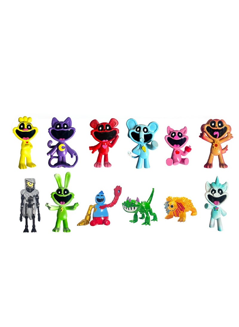 12 Piece  Nightmare critters  Action Figure Toys For Fans  Series Figures Model Birthday Cake Toppers