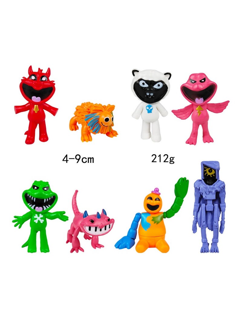8 Piece Nightmare critters Action Figure Toys For Fans Series Figures Model Birthday Cake Toppers