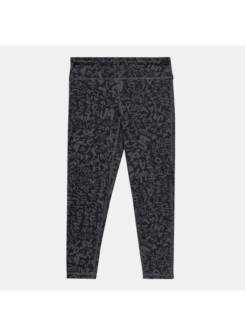 Kids' Motion Printed Cropped Training Leggings