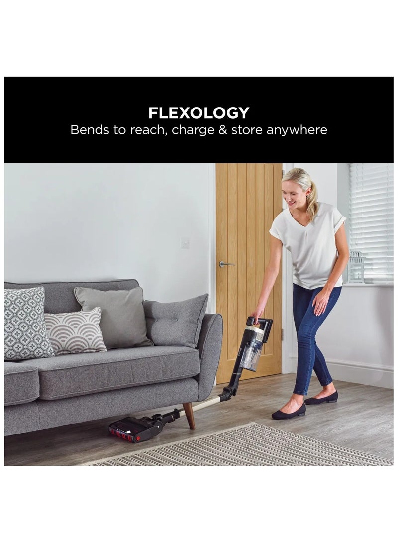 Stratos Cordless Stick Vacuum Cleaner With Anti Hair Wrap Plus And Clean Sense IQ, Single Battery, 1760 W IZ400MET Charcoal/Rose Gold