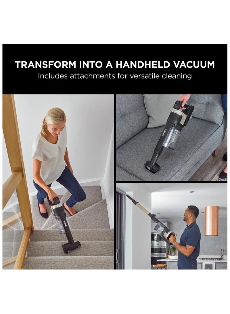 Stratos Cordless Stick Vacuum Cleaner With Anti Hair Wrap Plus And Clean Sense IQ, Single Battery, 1760 W IZ400MET Charcoal/Rose Gold