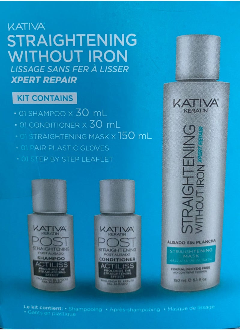 KATIVA -  Straightening Hair Treatment Without Iron - Xpert Repair