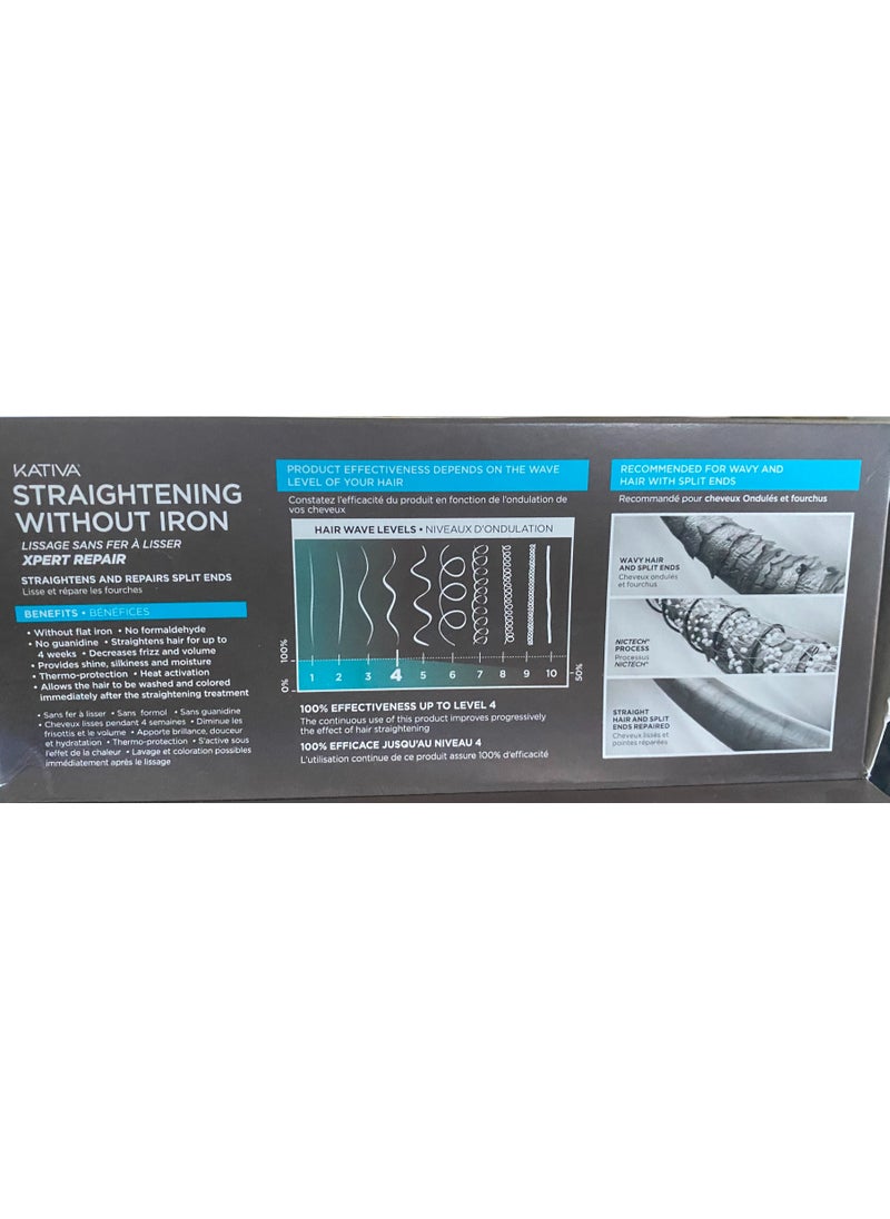 KATIVA -  Straightening Hair Treatment Without Iron - Xpert Repair