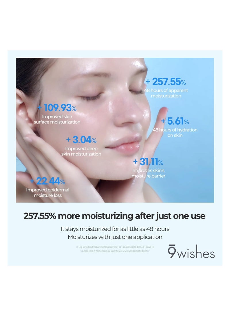 [9wishes] Hydra Ampule Toner 5.1Fl. Oz, 150ml Powerful Hydration with 52% Coconut Water - Moisturizing Facial Toner