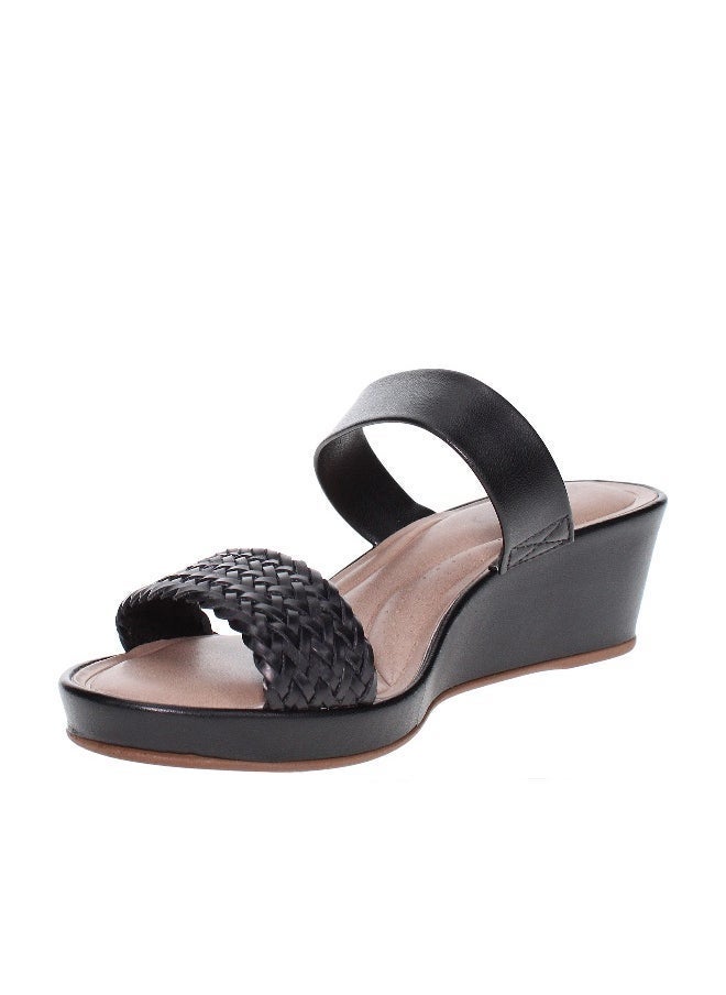 Beira Rio Ladies Wedge Sandals Black | Made In Brazil