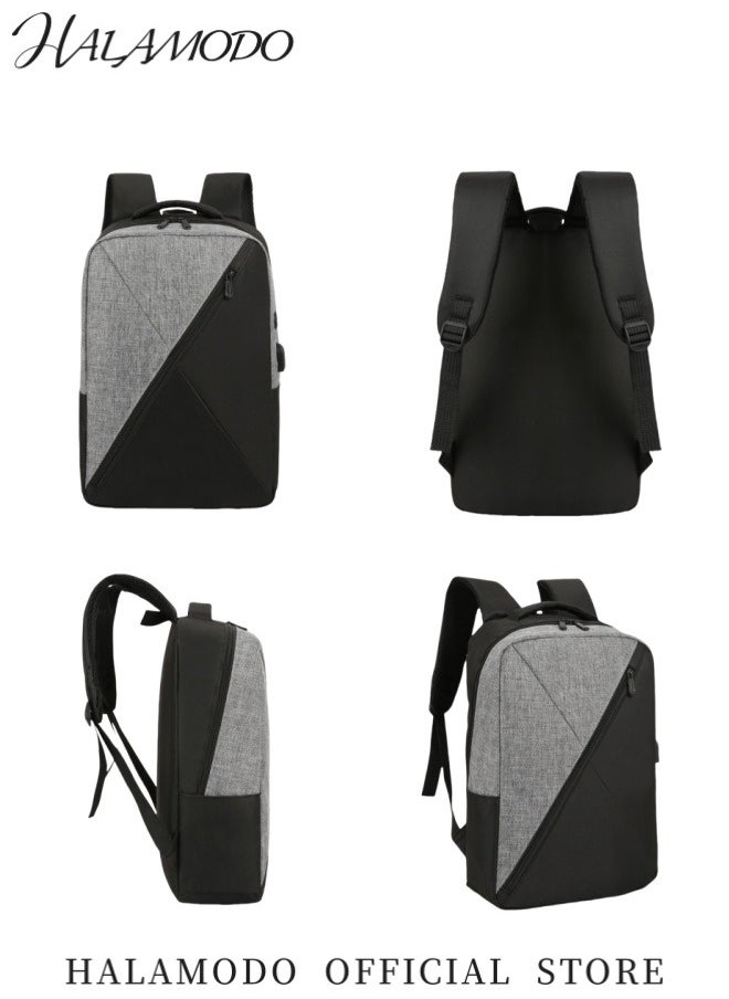 3PCS Laptop Bag Sets Large Capacity Laptop Backpack with USB Charging Port 15.6inch Office Laptop Work Bags Business Backpack for Men Women