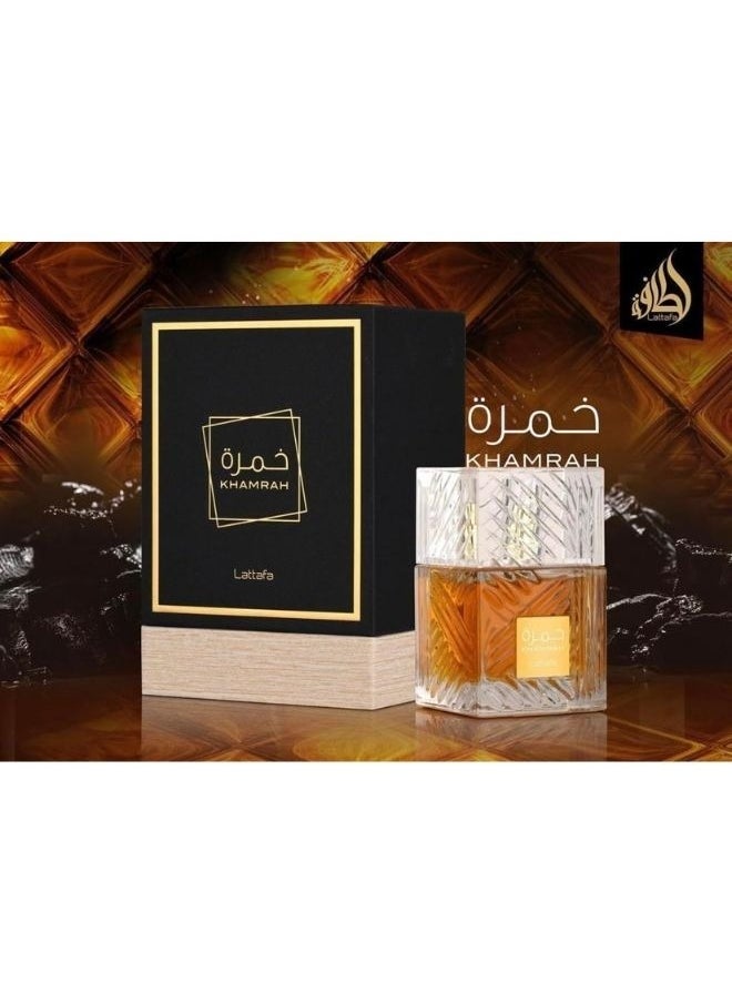 Khamrah Unisex Eau De Parfum by Lattafa 100ml