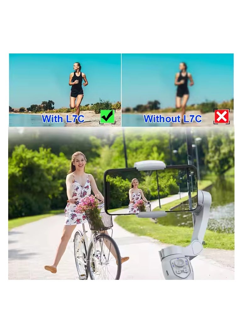 L7Cpro Foldable Gibmal Stabilizer for Smartphone Handheld Anti Shake Selfie Tripod with Face Tracking