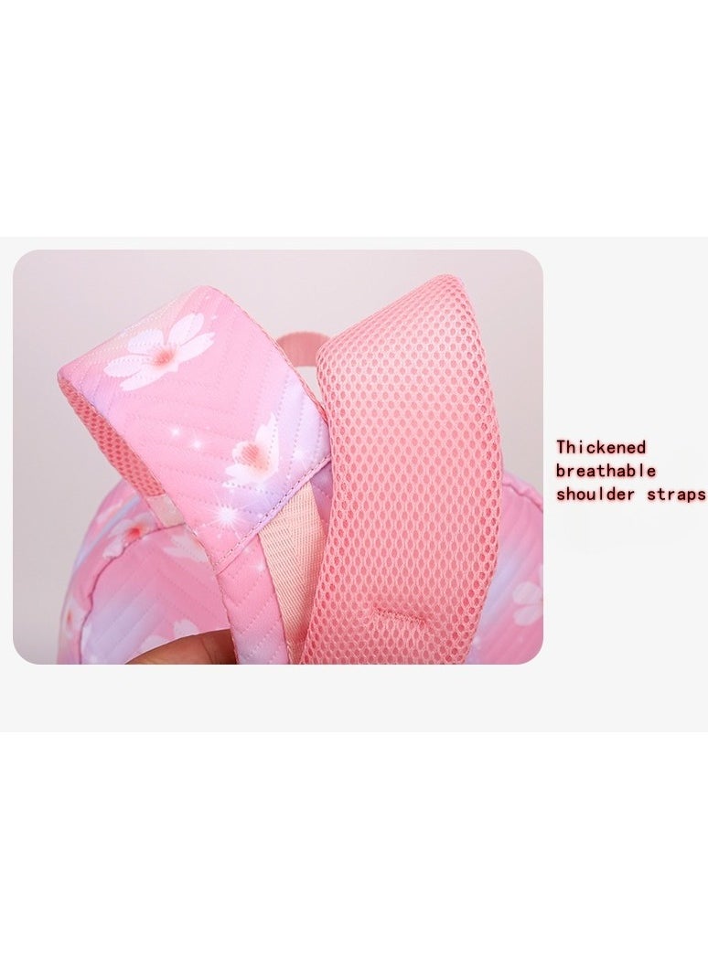 Stitch cartoon print embossed large capacity schoolbag for primary and secondary school students cute backpack light and fashionable backpack 31*43*16CM