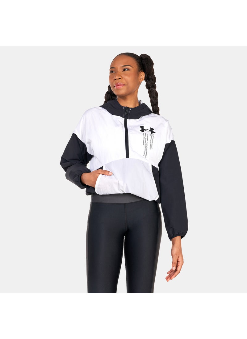 Women's Woven Graphic Jacket