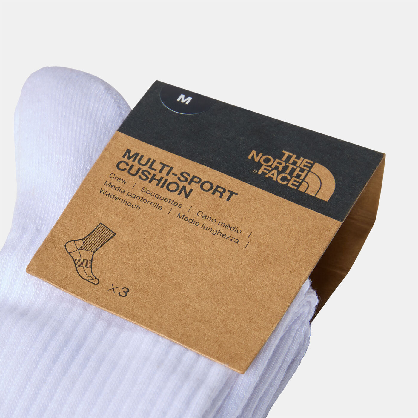 Multi Sport Cush Crew Socks (3 Pairs)