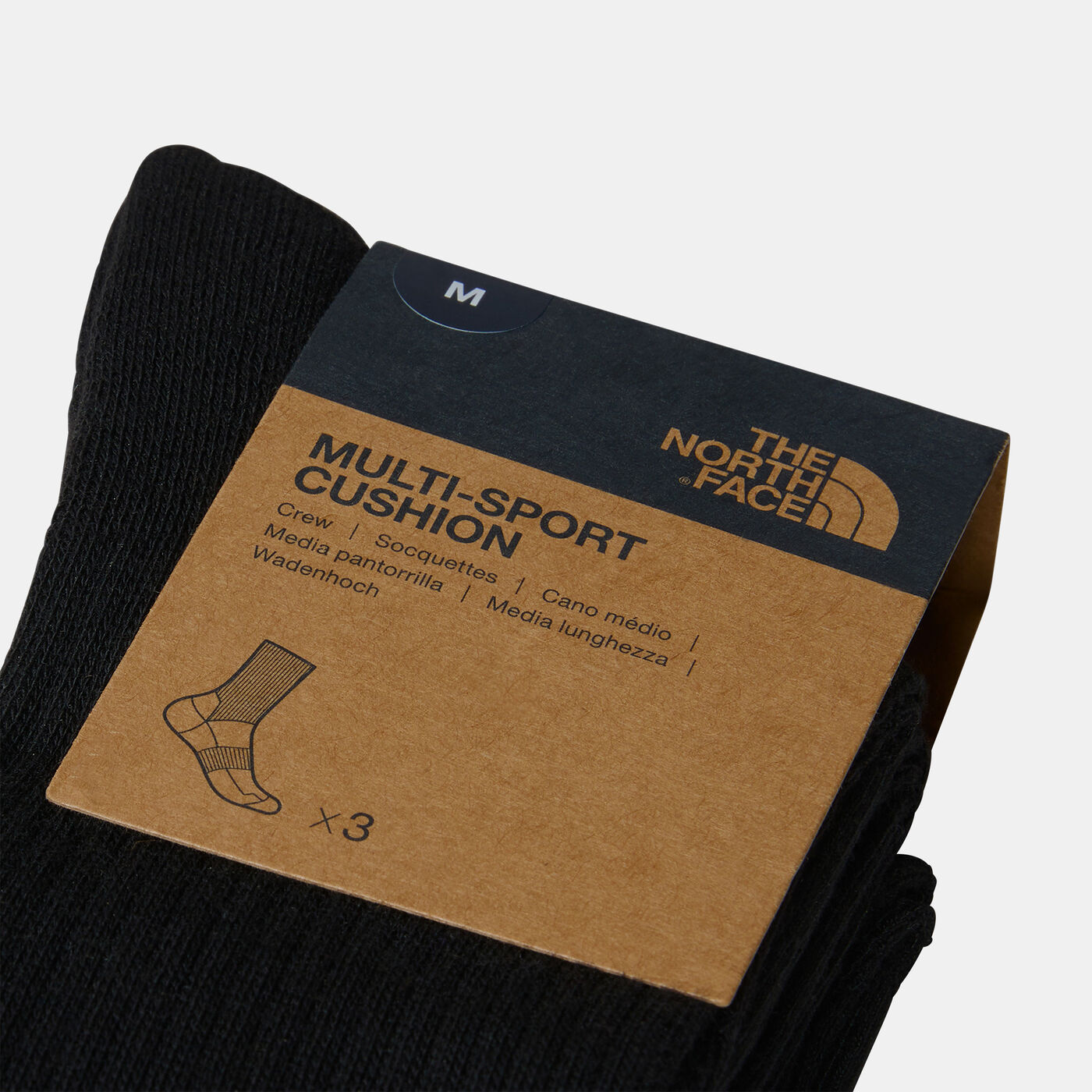Multi Sport Cush Crew Socks (3 Pairs)