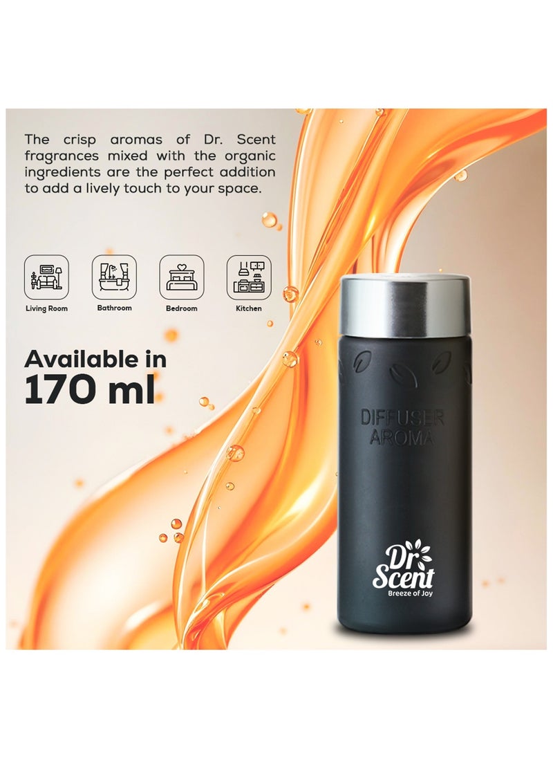 Dr. Scent Breeze of Joy Aroma Oil | Made with Organic Ingredients | Ideal for Offices, Homes, Hotels & Spas - Mandarin 170ml