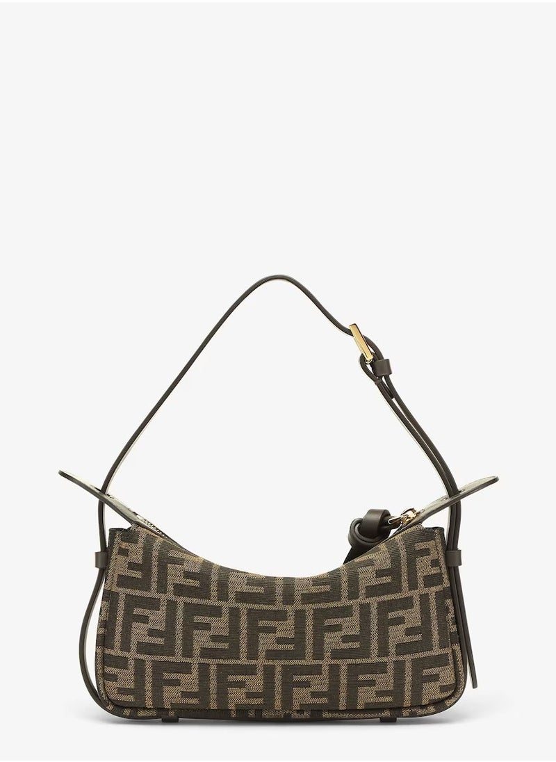Simply Fendi Mini Brown FF jacquard fabric mini bag