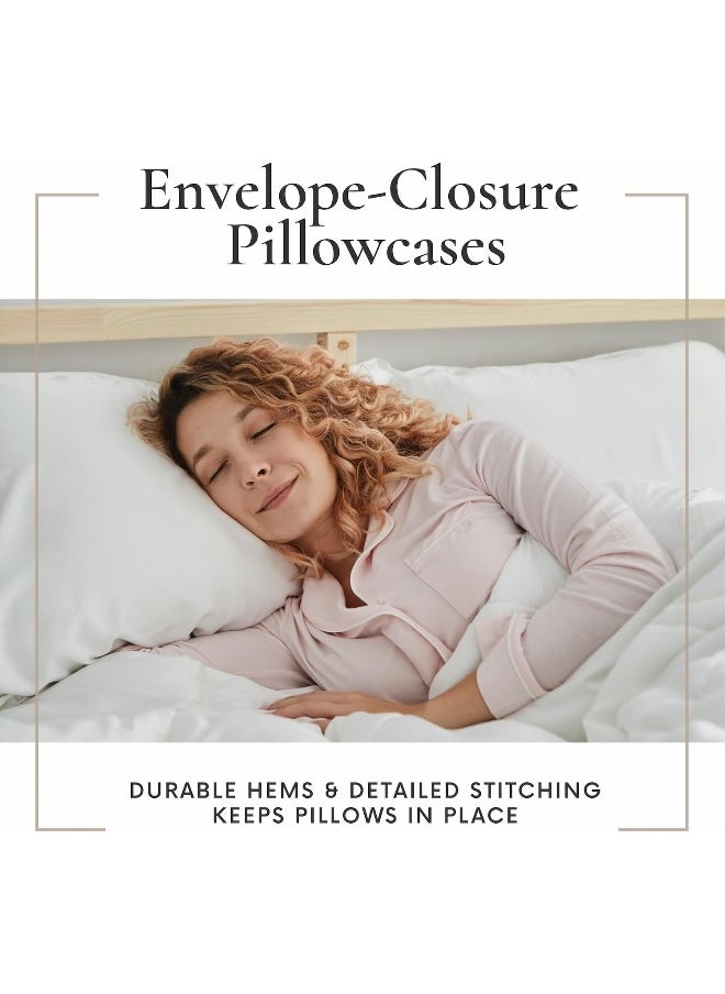 Bamboo Bay 6 Piece California King Size Sheet Set, 100% Viscose Made from Bamboo, Breathable, Ultra Soft Cooling Bed Sheets for Hot Sleepers, Beddings with Deep Pockets Fit 16