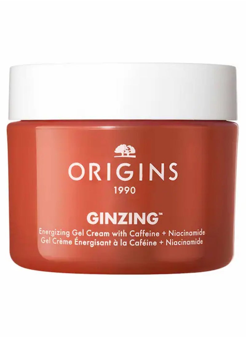 Ginzing Energizing Gel Cream With Caffeine+Niacinamide, 50ml