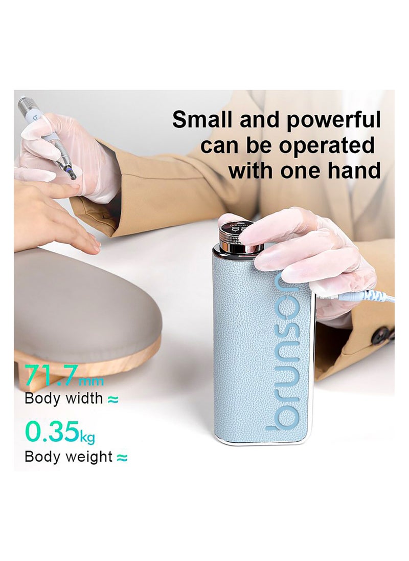 Yacht Master Professional Nail Drill Machine 35000 RPM Waterproof Dustproof Cordless Rechargeable with Brushless Motor 24W Power 1 Year Warranty 1 Nail Drill Bit