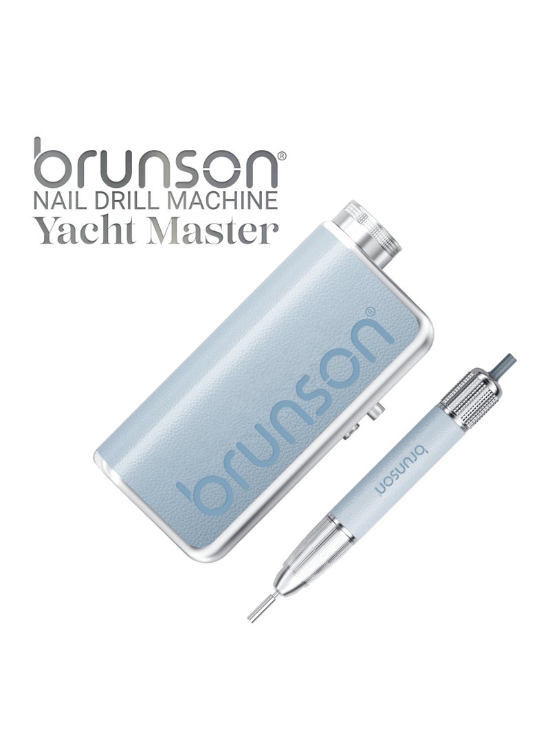 Yacht Master Professional Nail Drill Machine 35000 RPM Waterproof Dustproof Cordless Rechargeable with Brushless Motor 24W Power 1 Year Warranty 1 Nail Drill Bit