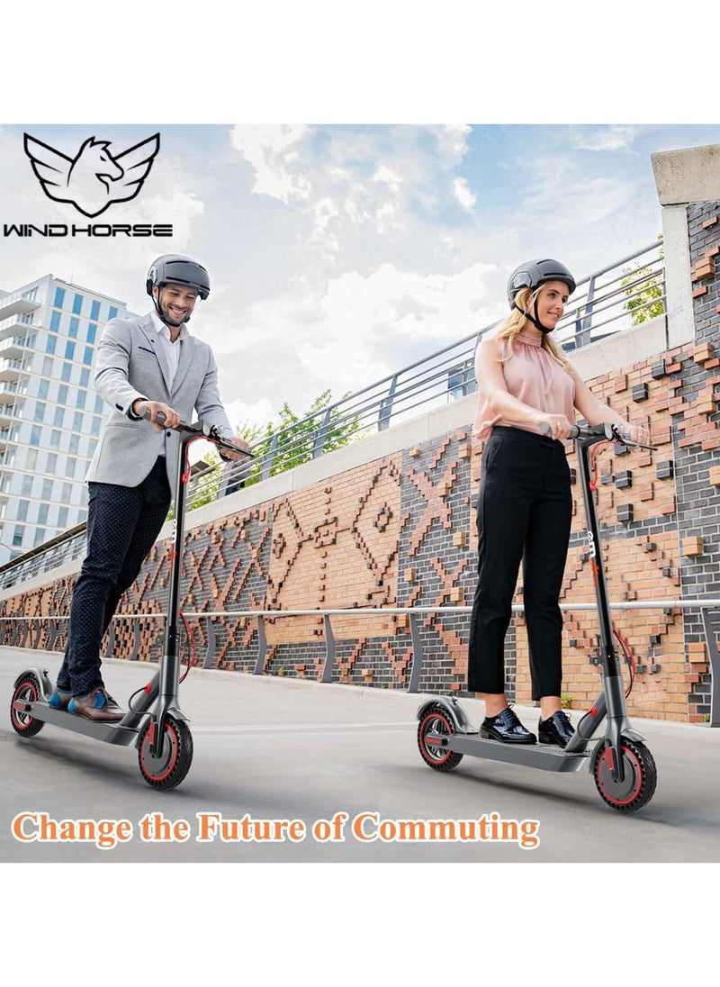 Electric Lightweight Folding Scooter, 350W Motor, 36V 8Ah Battery, 8.5 Inches Tires, 30KM Range, 25KM/H Speed, Digital Display and App Control