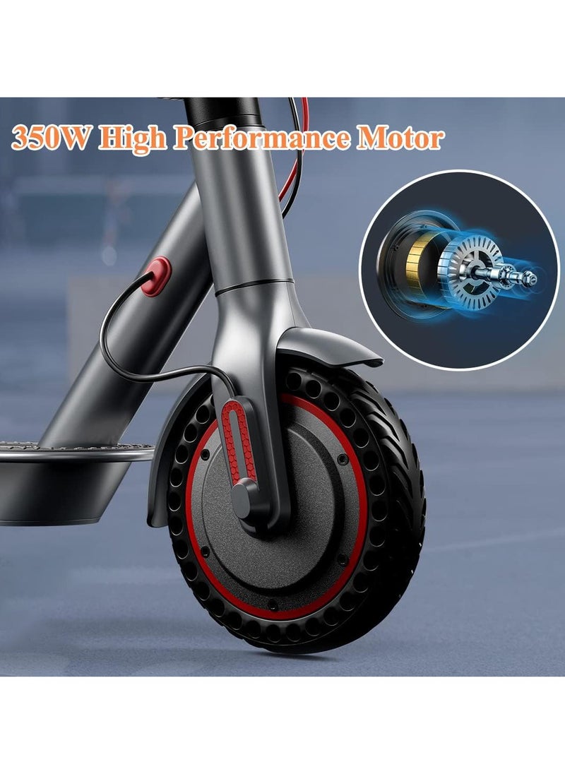 Electric Lightweight Folding Scooter, 350W Motor, 36V 8Ah Battery, 8.5 Inches Tires, 30KM Range, 25KM/H Speed, Digital Display and App Control