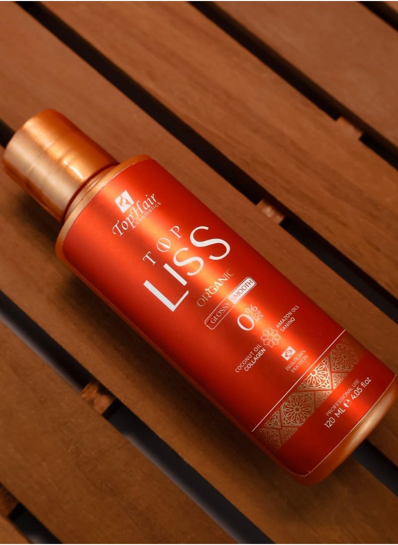 TopHair Top Liss Hair Protein Keratin Organic for curly hair 120 ml