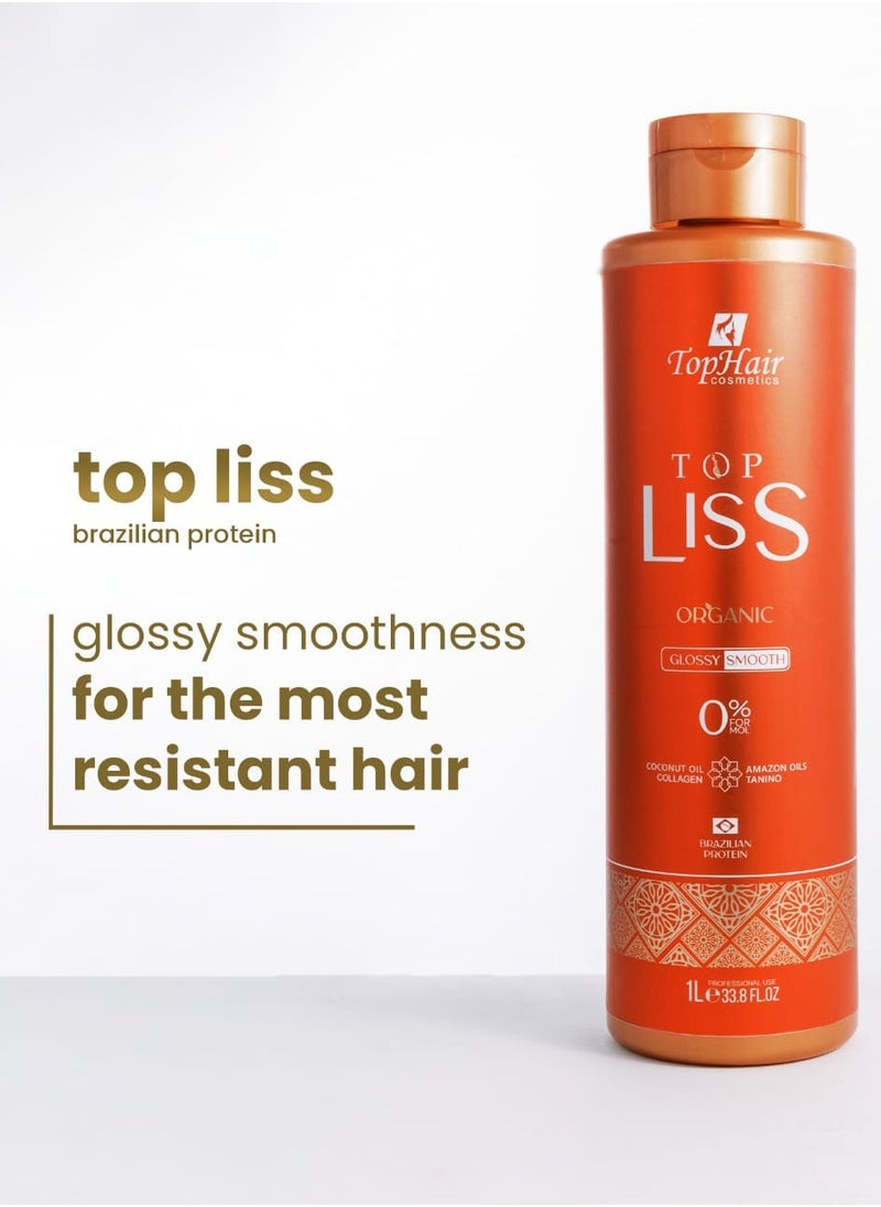 TopHair Top Liss Hair Protein Keratin Organic for curly hair 120 ml