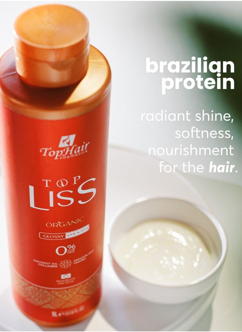 TopHair Top Liss Hair Protein Keratin Organic for curly hair 120 ml