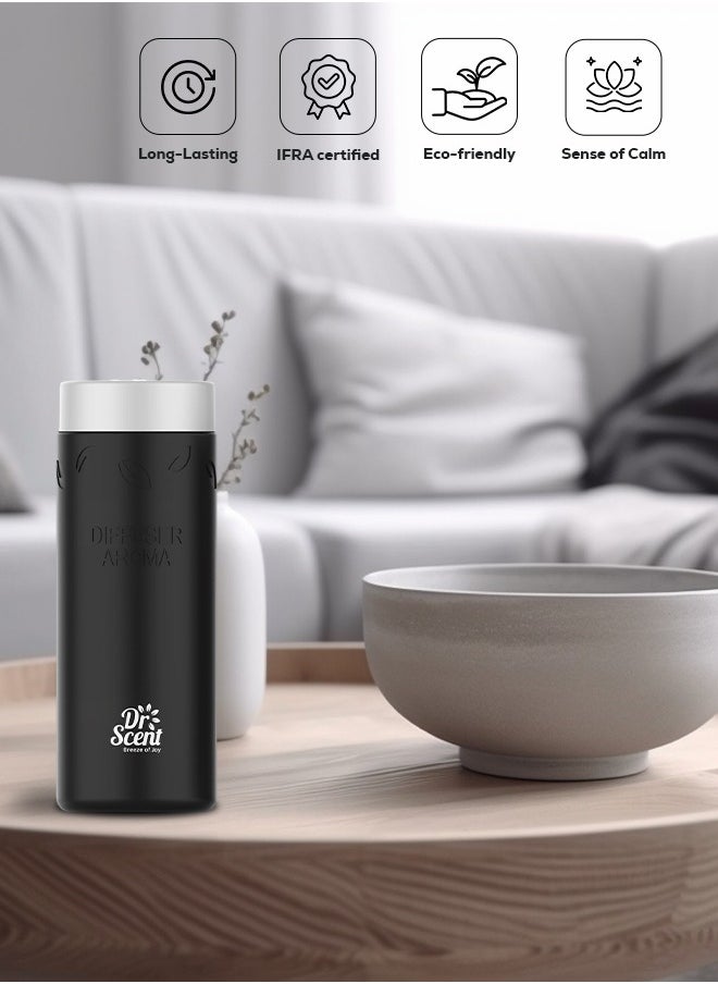 Dr Scent Diffuser Aroma Citrus, Feel the Distinctive Notes of Crisp Lime and Lemon, With Aromatic Strong Notes of Mandarin (500ml)