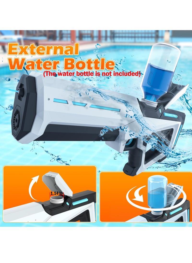 Electric Water Guns for Adults Kids, Automatic Water Gun with Waterproof Design, 25-32Ft Shooting Range, Battery Powered Squirt Gun, Pool Beach Outdoor Party Toys for Kids Ages 8-12