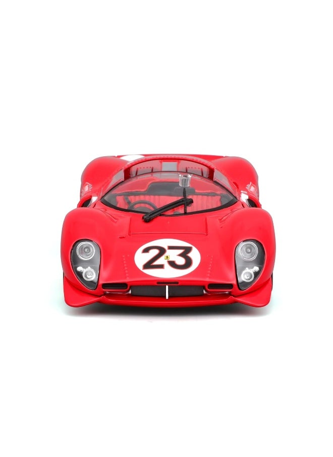 Bburago Ferrari Racing 330 P4 Daytona 1967 Die-cast Car (1:24, Red)