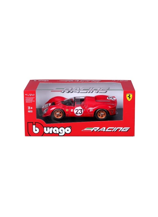 Bburago Ferrari Racing 330 P4 Daytona 1967 Die-cast Car (1:24, Red)