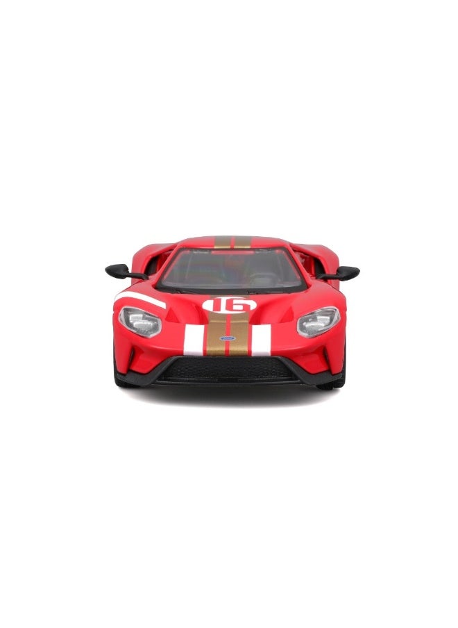 Bburago Race Ford GT Heritage Edition 2022 #16 Die-cast Car (1:32, Red)