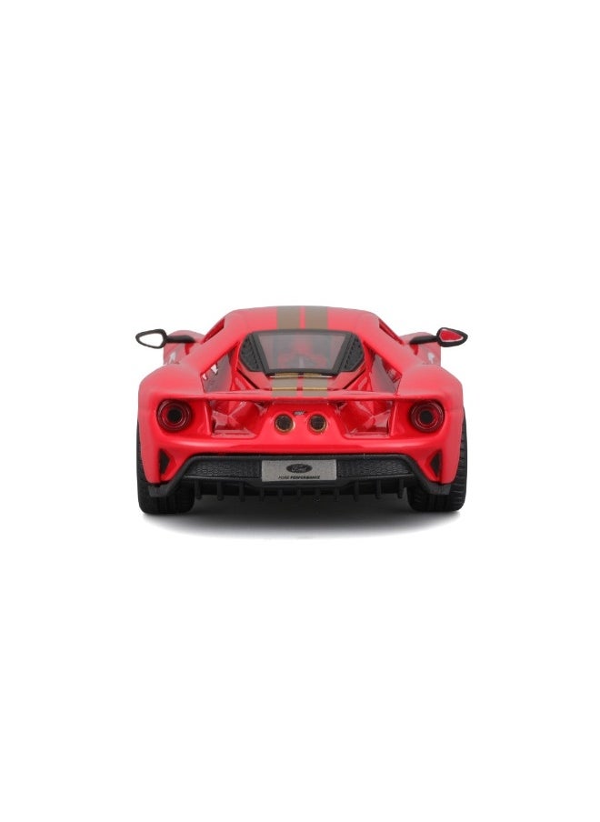 Bburago Race Ford GT Heritage Edition 2022 #16 Die-cast Car (1:32, Red)