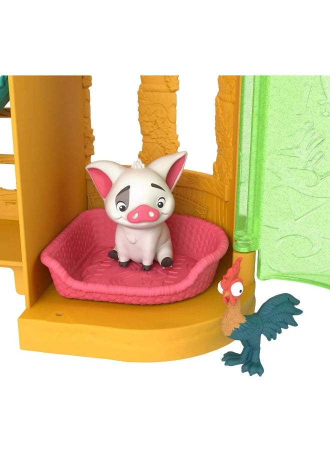 Storytime Stackers Disney Princess Moana's Island Home Dollhouse Playset
