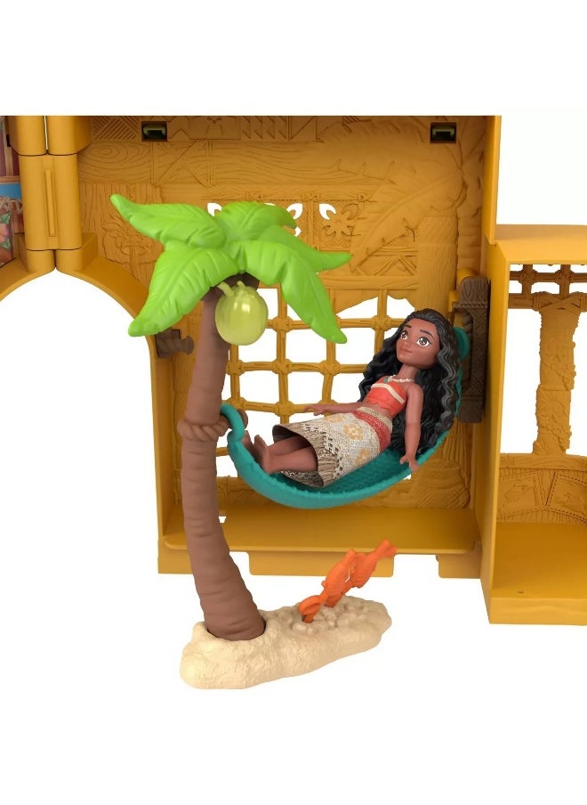 Storytime Stackers Disney Princess Moana's Island Home Dollhouse Playset