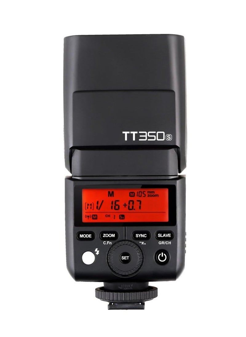GODOX Tt350S Speedlight For Sony Mirrorless Ttl Hss, Black, TT350-S