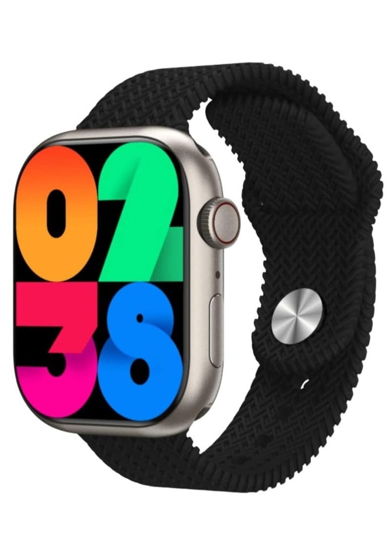 HK 9 Pro Max Smart Watch, 2.02 Inch Full Touch Screen, Wireless Charging
